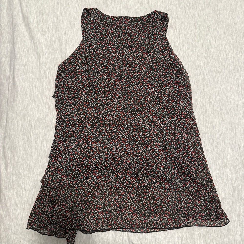 Beechers Brook Ruffled Floral Tank Top - Picture 3 of 6